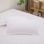 Pure Color Washed Cotton Pillowcase Single Pillowcase - Image 5