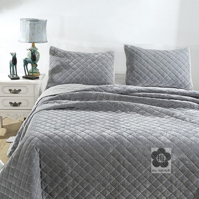 Quilted AB Version European Bedspread Bed Pure Cotton - Image 2