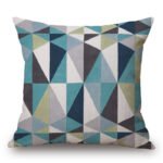 Modern Abstract  Art Geometric Pillowcase Color Irregular Diamond Pattern Pillowcase Sofa Linen Pillowcase - Image 2