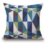 Modern Abstract  Art Geometric Pillowcase Color Irregular Diamond Pattern Pillowcase Sofa Linen Pillowcase - Image 6