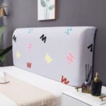 Simple Modern Cartoon Pictures Printing Bed Head Cover Full Enclosed Elastic Dust-proof Headboard Cover Protective Cover - Image 8
