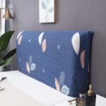 Simple Modern Cartoon Pictures Printing Bed Head Cover Full Enclosed Elastic Dust-proof Headboard Cover Protective Cover - Image 5