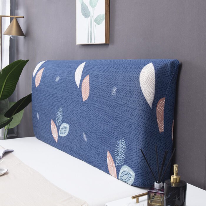 Simple Modern Cartoon Pictures Printing Bed Head Cover Full Enclosed Elastic Dust-proof Headboard Cover Protective Cover - Image 5