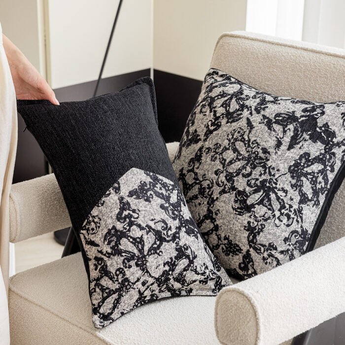 French Retro Sofa Cushion Cover Decorative Pillow - Image 3