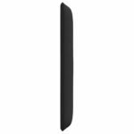 Headboard with Headboard Black 40.5 x 4 x 40.5 cm Fabric - Image 6