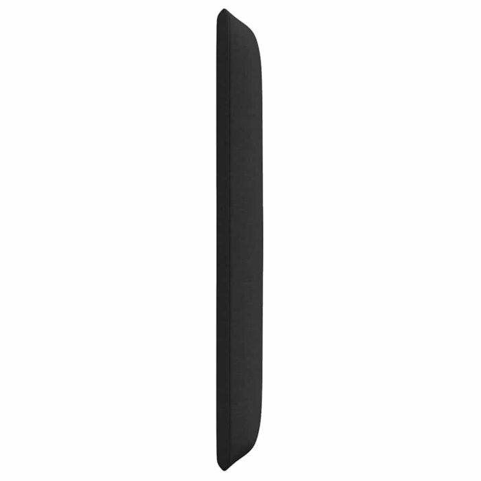 Headboard with Headboard Black 40.5 x 4 x 40.5 cm Fabric - Image 6