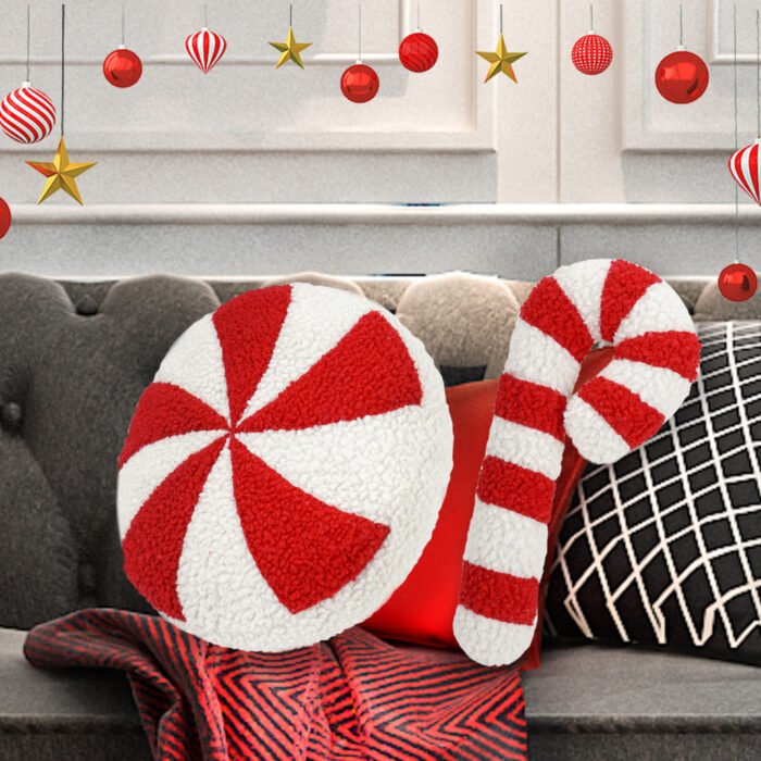 Plush Pillow Cushion Creative Christmas Decoration Decorative Candy Pillow - Image 1