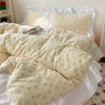 Four-piece Bed Set Washed Cotton Duvet Cover Sheets - Image 7