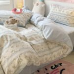 Four-piece Bed Set Pure Cotton Student Dormitory Duvet Cover Sheets - Image 3