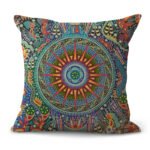 Decorative Pattern Cushion Pastoral Pillow Plaid Set Furniture Decoration - Image 5