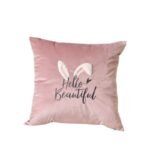 Embroidered Velvet Plush Cute Sofa Decorative Cushion Pillow Cover - Image 8