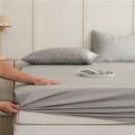 60 Pieces Lyocell Tencel Bedspread Cover Single Piece Summer Light Luxury Cool Feeling Ice Silk Bedspread - Image 4
