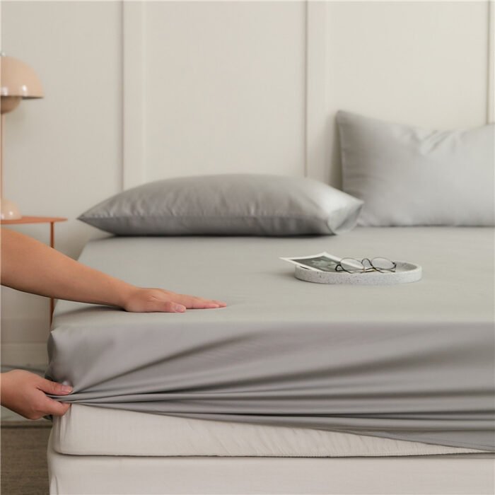 60 Pieces Lyocell Tencel Bedspread Cover Single Piece Summer Light Luxury Cool Feeling Ice Silk Bedspread - Image 4