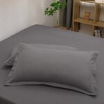 Pure Color Washed Cotton Pillowcase Single Pillowcase - Image 7