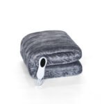 Heated Blanket Queen Size With Dual Zone Control - 10 Heat Settings Electric Throw Blanket With Automatic Shut Off Timer, Machine Washable Soft Flannel - Image 8