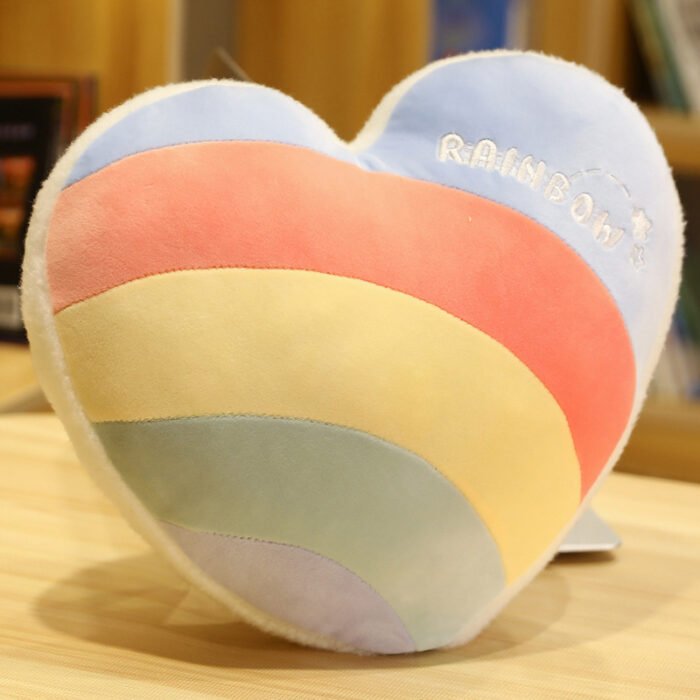 Cute Cloud Rainbow Pillow Office Chair Backrest Decorative Cushion - Image 9