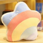 Cute Cloud Rainbow Pillow Office Chair Backrest Decorative Cushion - Image 6