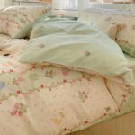 Four-piece Bed Set Pure Cotton Student Dormitory Duvet Cover Sheets - Image 2