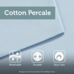 King Cal King Cotton Printed Duvet Cover Set With Chenille - Image 9