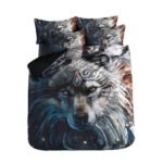3D Digital Printing Wolf Tribe Warrior Duvet Cover Set - Image 5