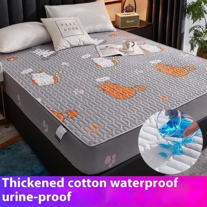 Quilted Waterproof Thickened Bedspread - Image 1