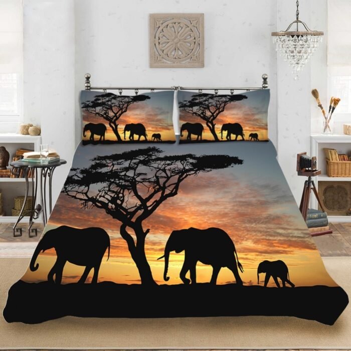 Elephant photo duvet cover - Image 3
