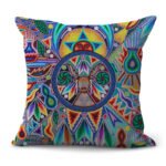 Decorative Pattern Cushion Pastoral Pillow Plaid Set Furniture Decoration - Image 6