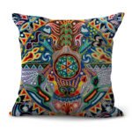 Decorative Pattern Cushion Pastoral Pillow Plaid Set Furniture Decoration - Image 7