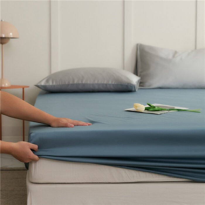 60 Pieces Lyocell Tencel Bedspread Cover Single Piece Summer Light Luxury Cool Feeling Ice Silk Bedspread - Image 1
