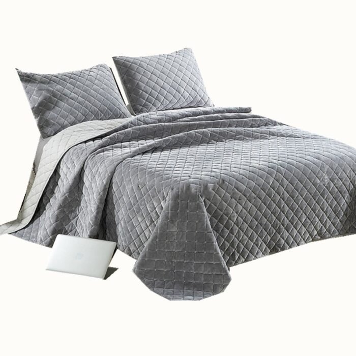 Quilted AB Version European Bedspread Bed Pure Cotton - Image 5