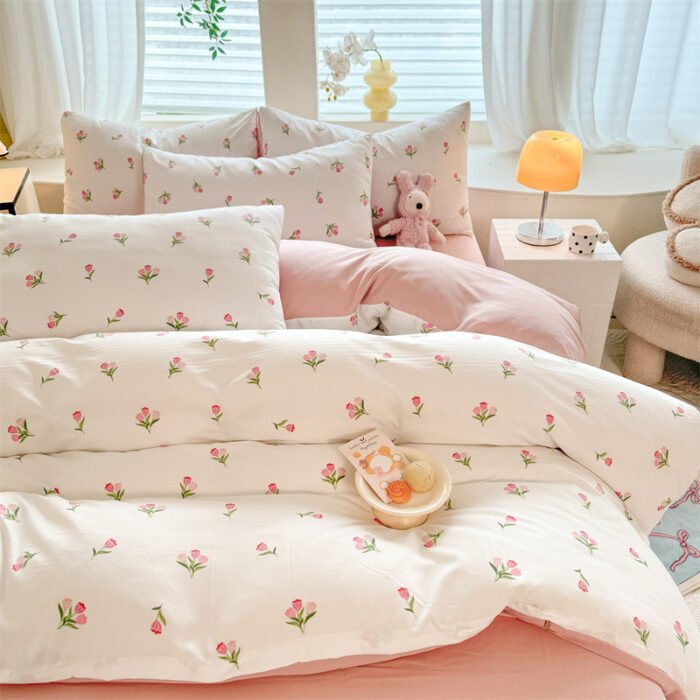 Bed Sheet Duvet Cover Duvet Cover Suit - Image 8