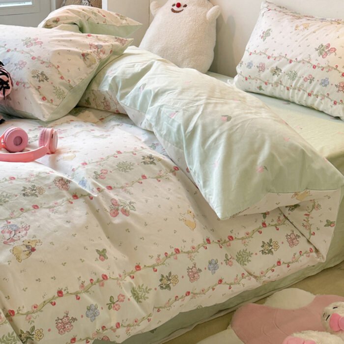 Four-piece Bed Set Pure Cotton Student Dormitory Duvet Cover Sheets - Image 5
