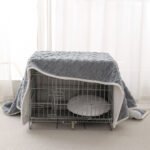Pet Plush Blanket Thick Warm Waterproof Machine Washable Soft Cozy Winter Dog Cat Bed Throw Blanket Sleeping Quilt Pet Supplies - Image 3