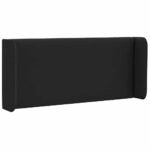 Headboard with Headboard Black 40.5 x 4 x 40.5 cm Fabric - Image 3