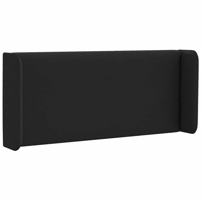Headboard with Headboard Black 40.5 x 4 x 40.5 cm Fabric - Image 3